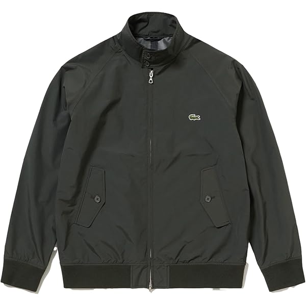 【美品】LACOSTE SPORT ゴルフ ブルゾン ブラック×グレー M相当 Amazon | [ラコステ] [公式] 2.5レイヤースイングトップジャケット